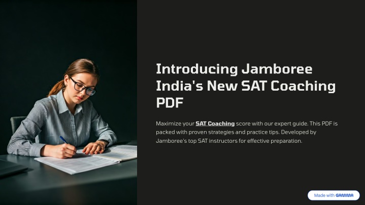 introducing jamboree india s new sat coaching pdf n.w