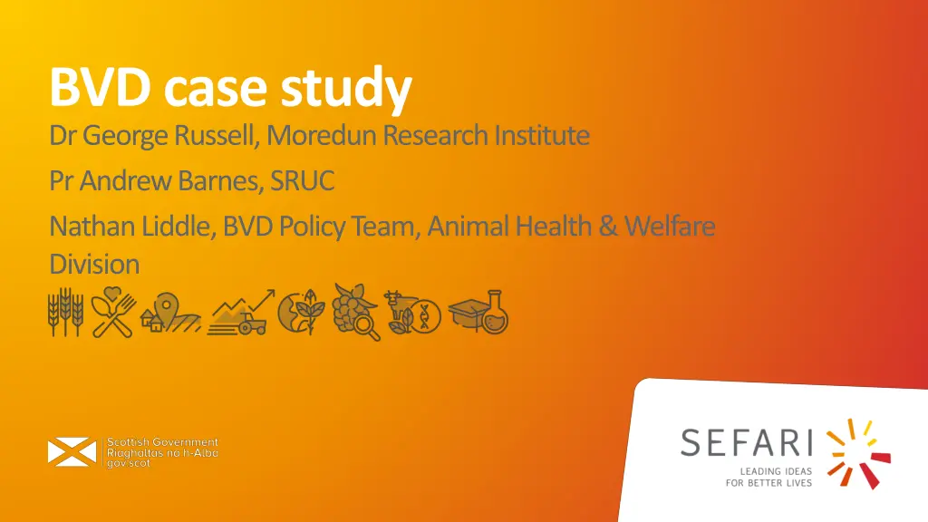 bvd case study dr george russell moredun research n.w