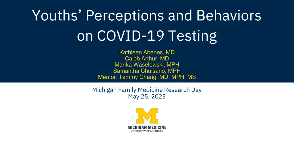 youths perceptions and behaviors on covid n.w