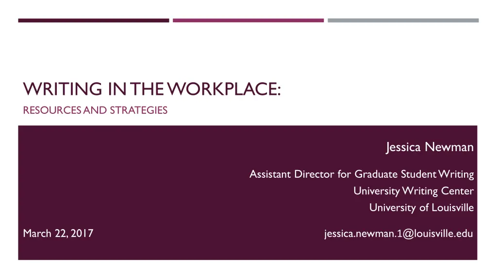 writing in the workplace resources and strategies n.w