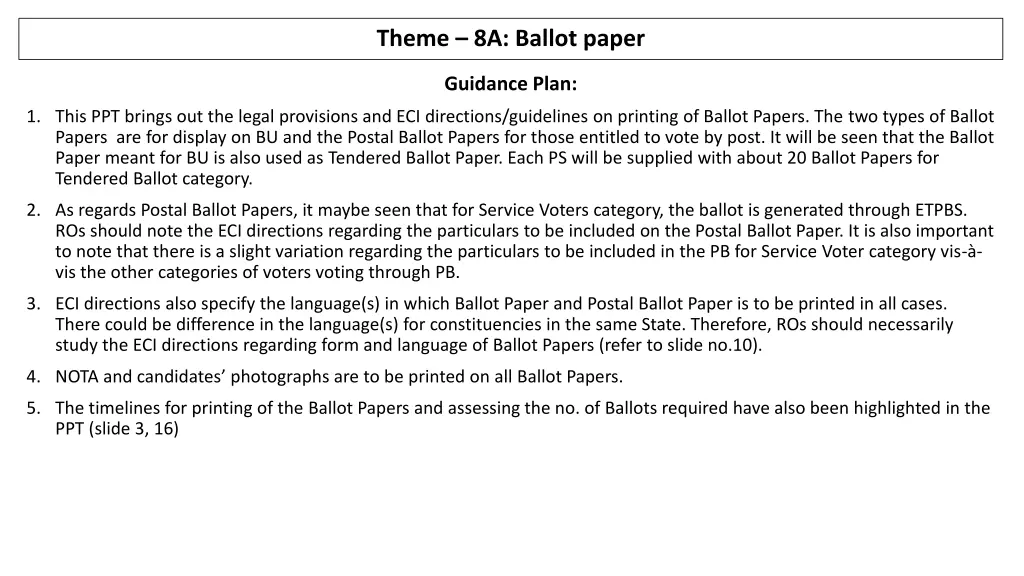 theme 8a ballot paper n.w