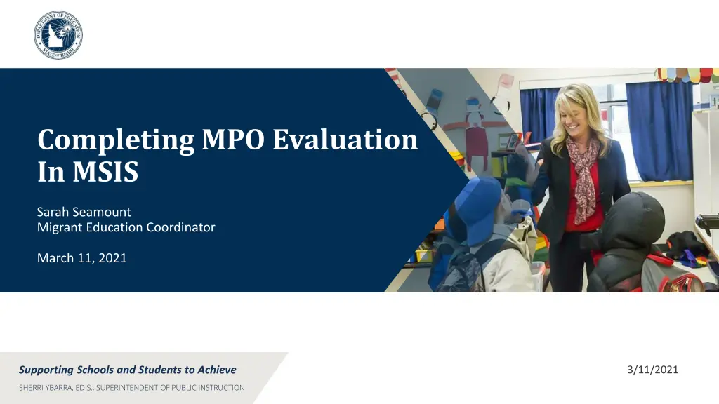completing mpo evaluation in msis n.w