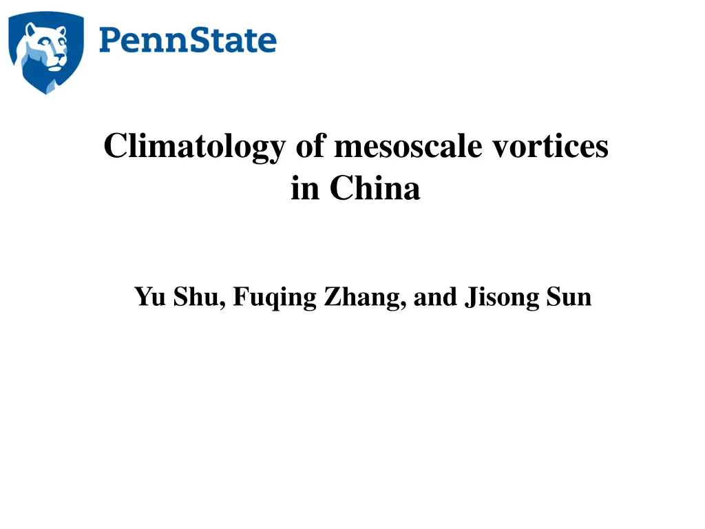 climatology of mesoscale vortices in china n.w