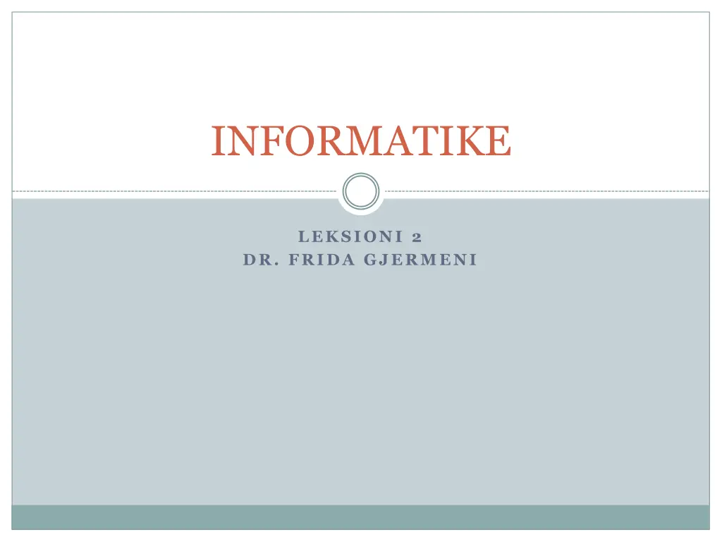 informatike n.w