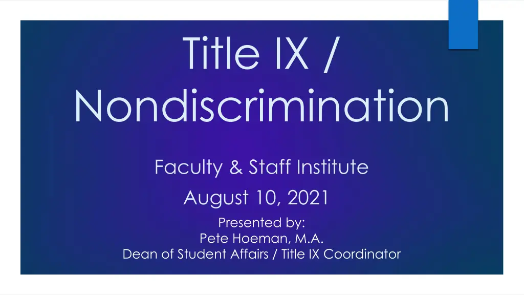 title ix n.w