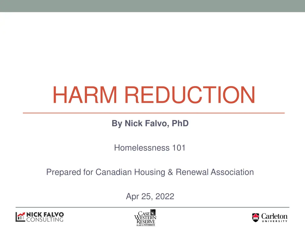harm reduction n.w