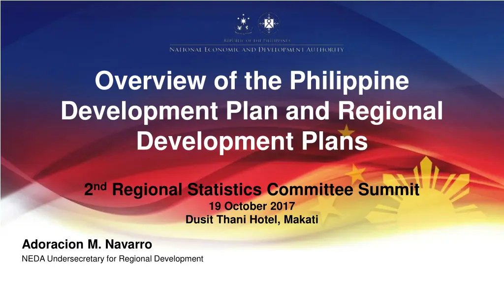 overview of the philippine development plan n.w
