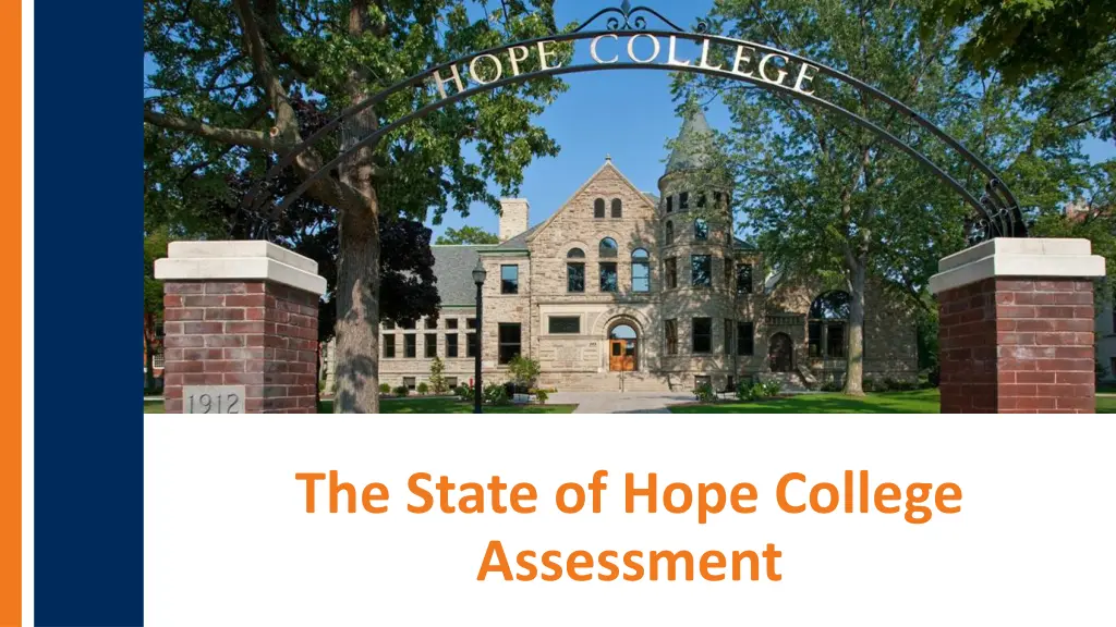 the state of hope college assessment n.w