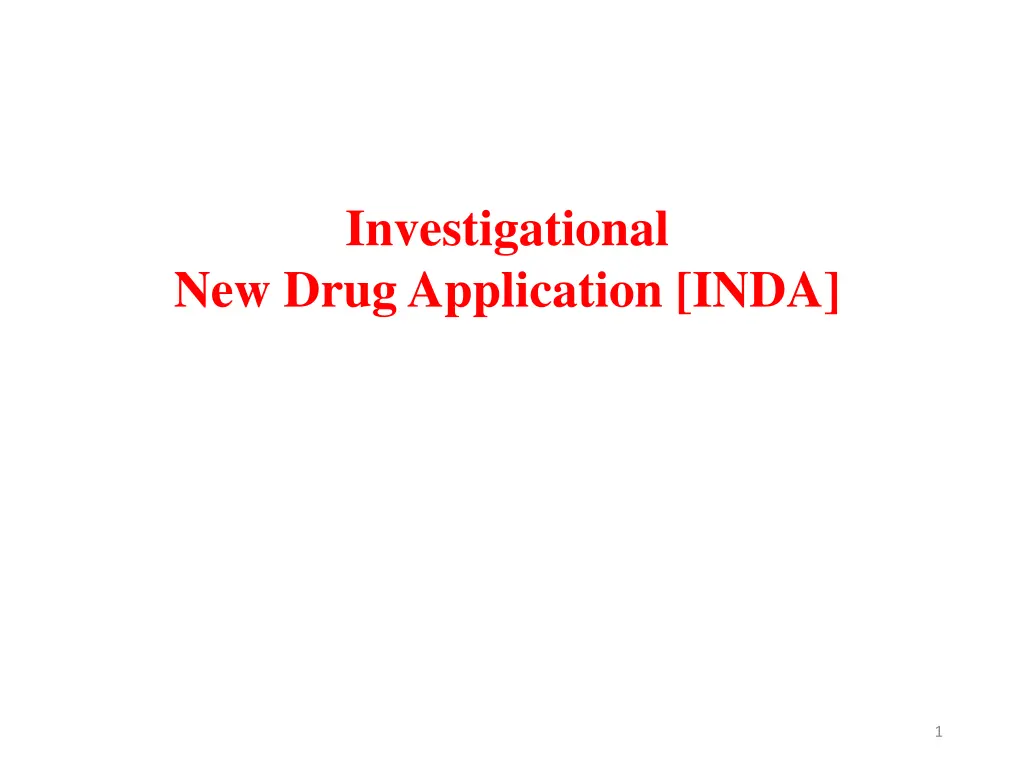 investigational n.w