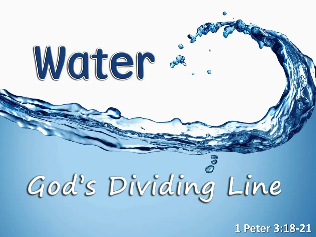 1 peter 3 18 21 n.w
