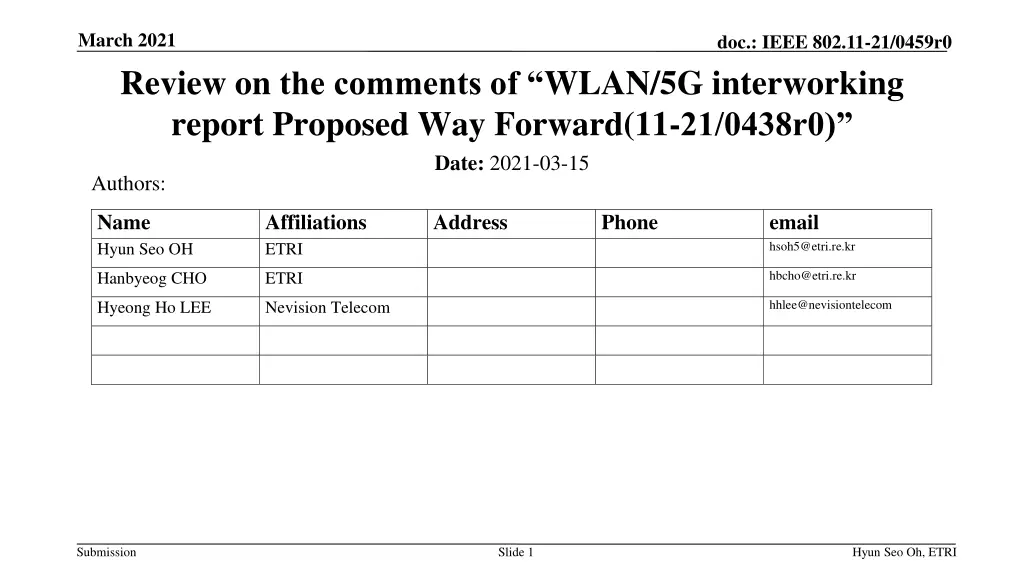 march 2021 n.w