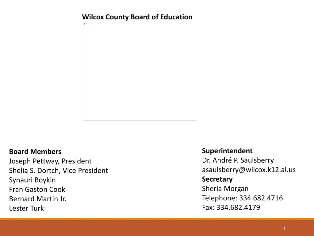 wilcox county board of education n.w