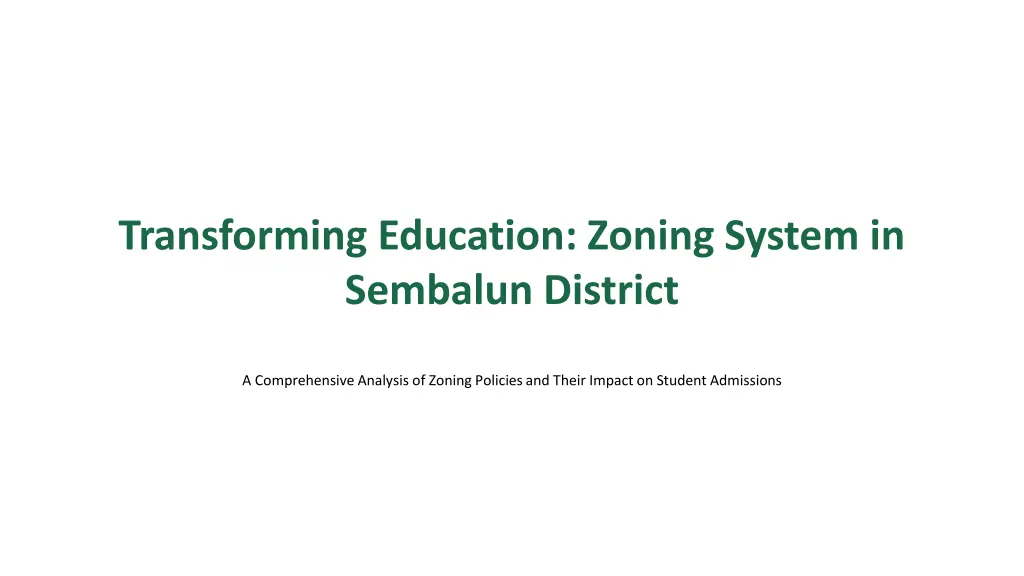 transforming education zoning system in sembalun n.w
