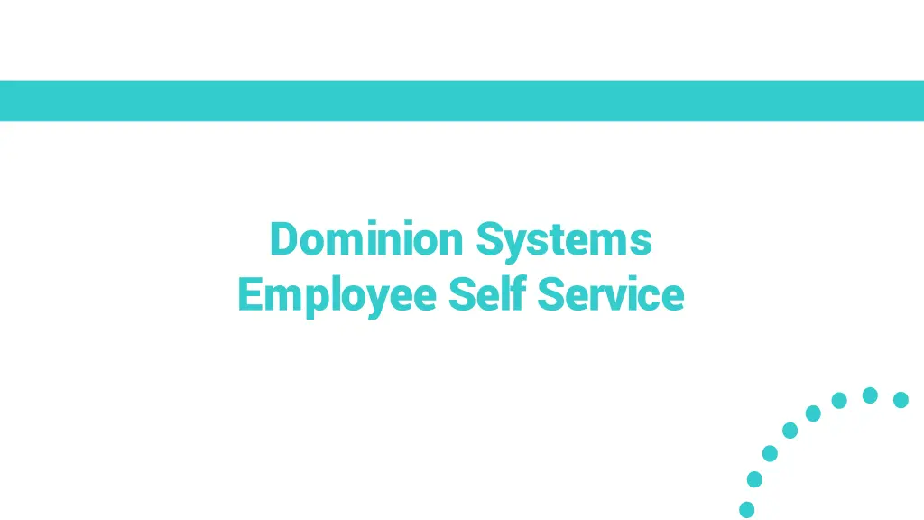 dominion systems employee self service n.w