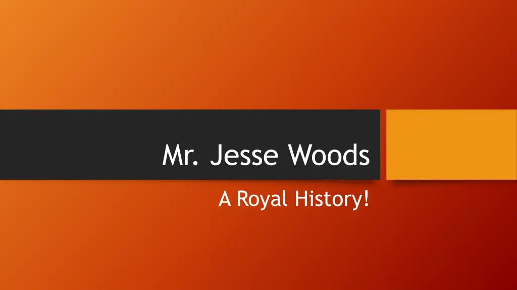 mr jesse woods n.w