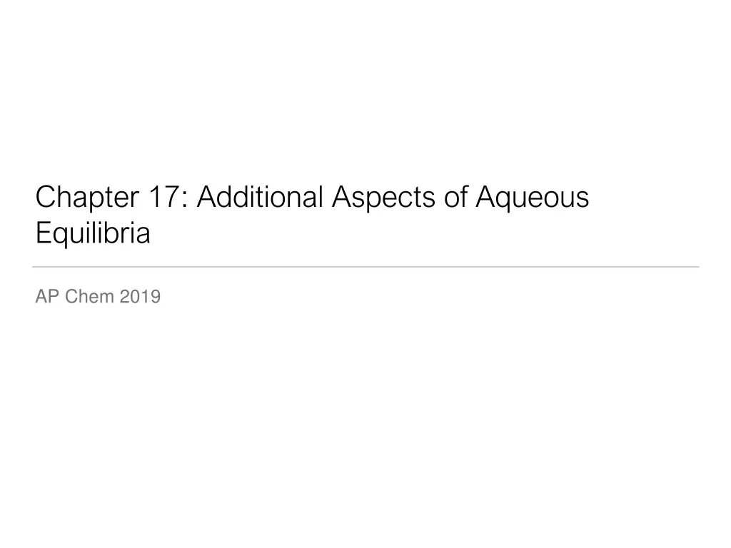 chapter 17 additional aspects of aqueous n.w
