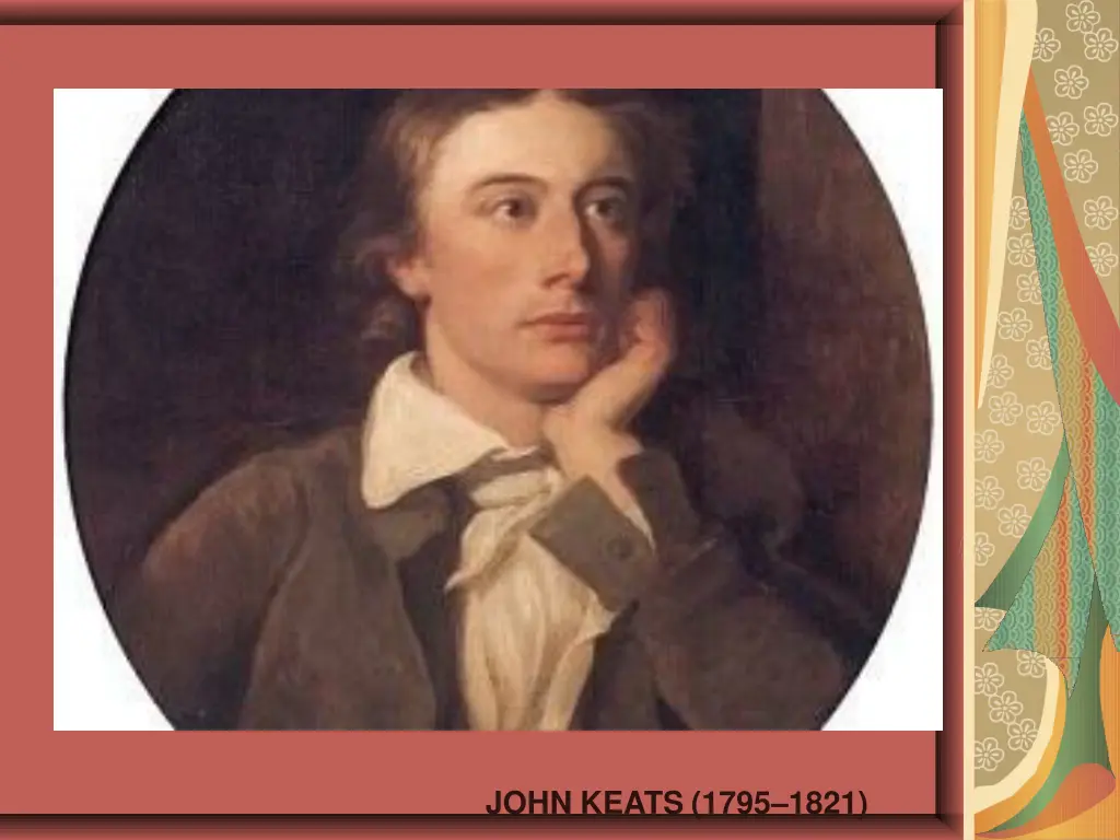 john keats 1795 1821 n.w