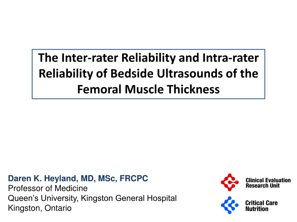 the inter rater reliability and intra rater n.w