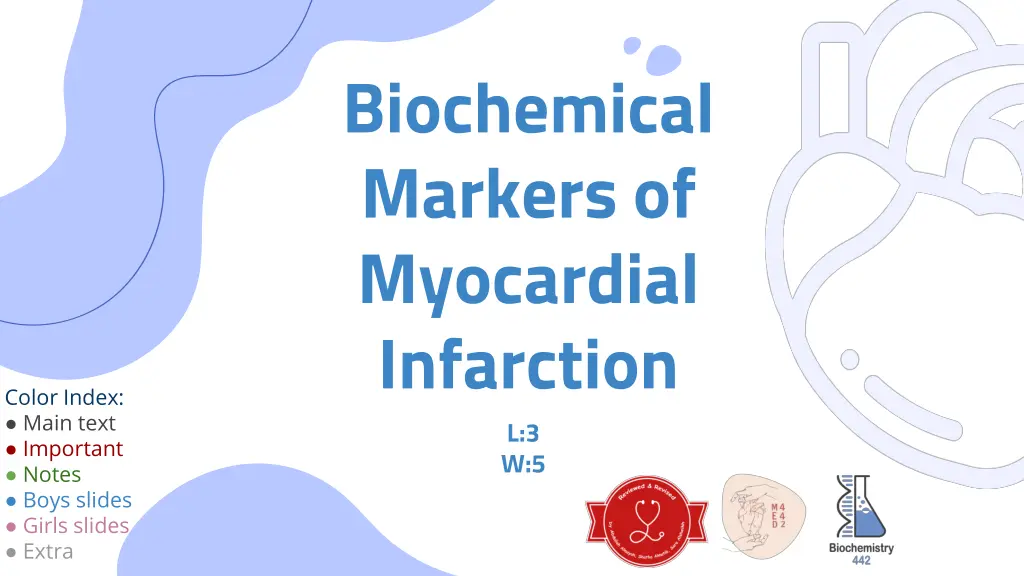 biochemical markers of myocardial infarction n.w