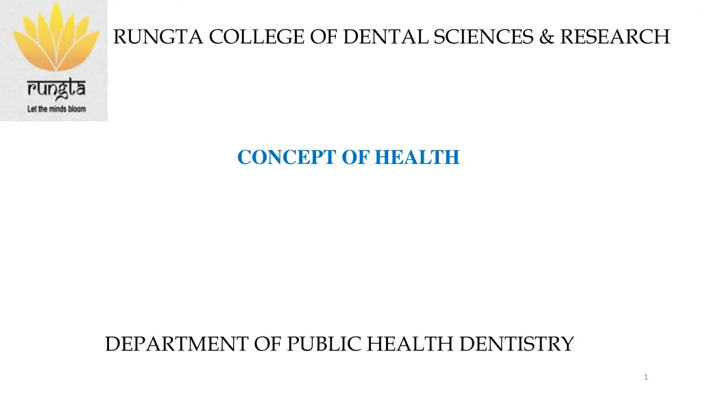 rungta college of dental sciences research n.w