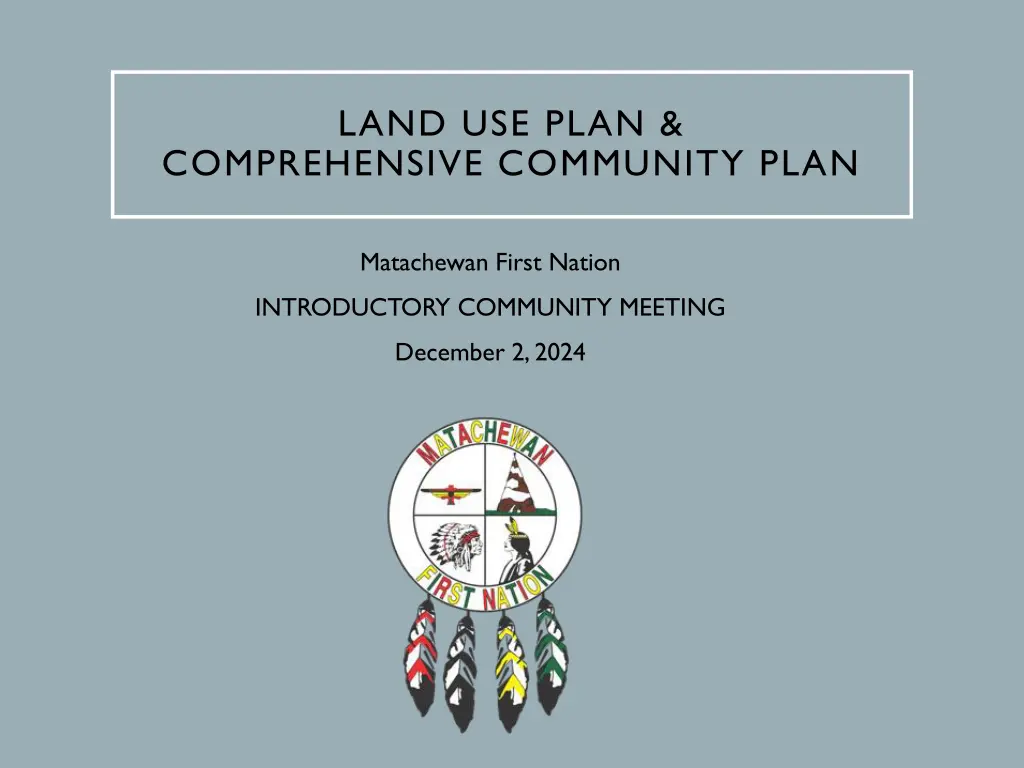 land use plan comprehensive community plan n.w