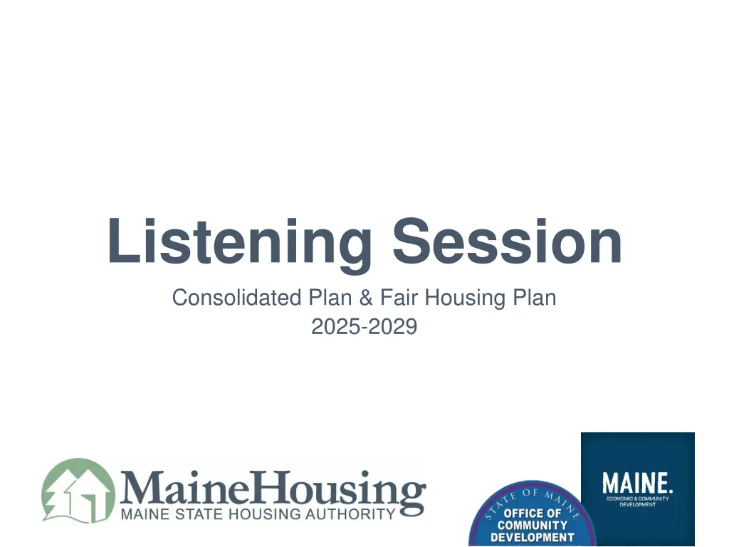 listening session consolidated plan fair housing n.w