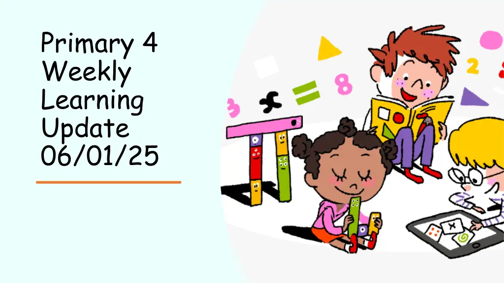 primary 4 weekly learning update 06 01 25 n.w