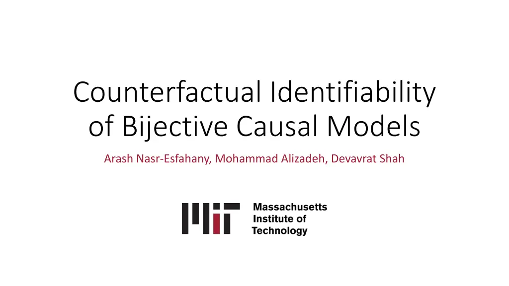 counterfactual identifiability of bijective n.w