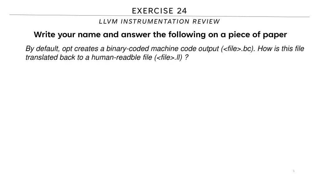 exercise 24 n.w