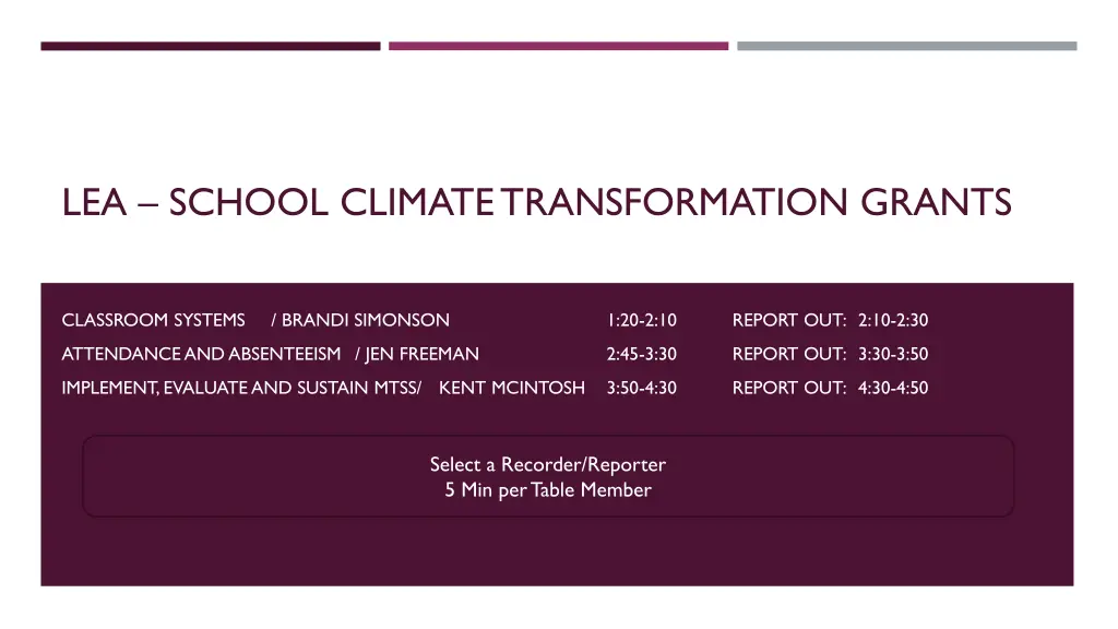 lea school climate transformation grants n.w