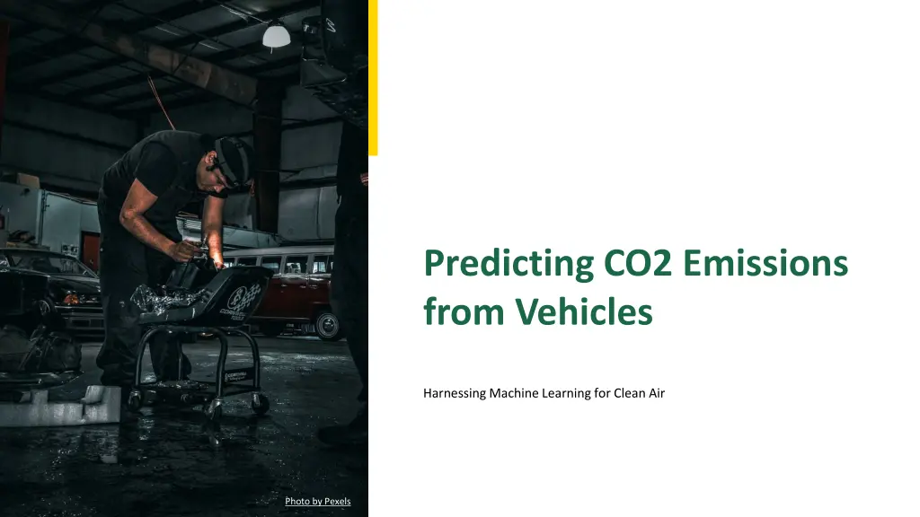 predicting co2 emissions from vehicles n.w