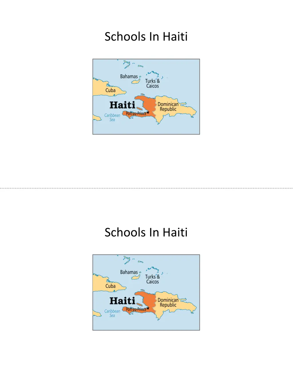 schools in haiti n.w