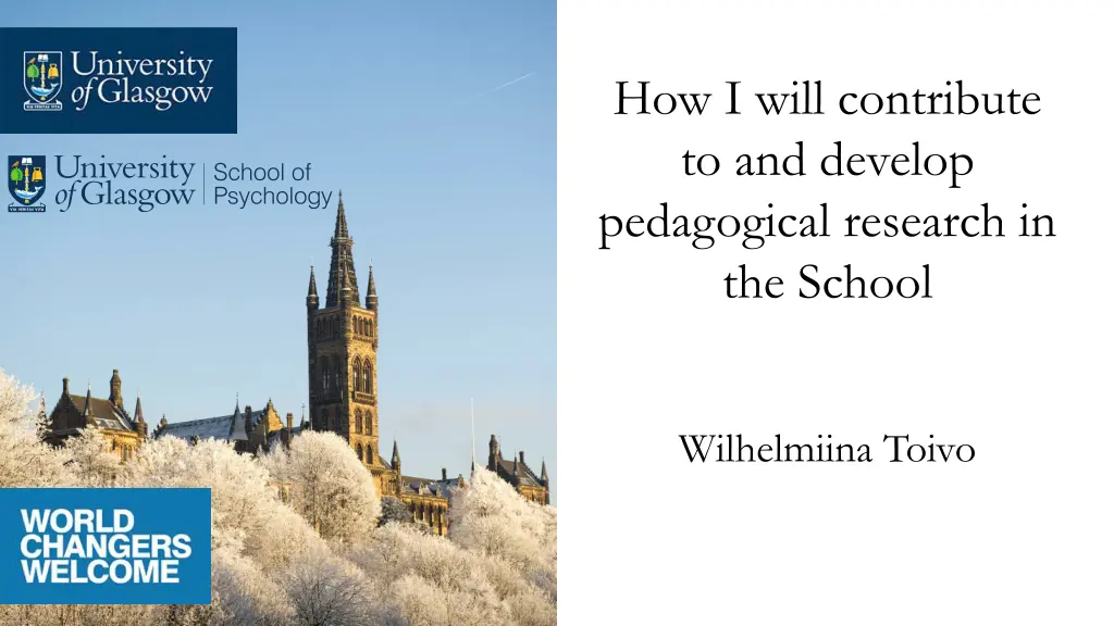 how i will contribute to and develop pedagogical n.w