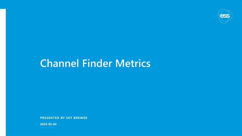 channel finder metrics n.w