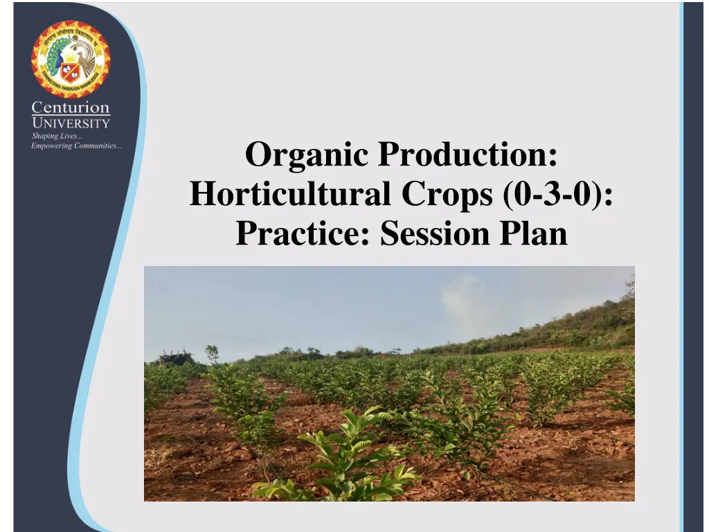organic production horticultural crops n.w