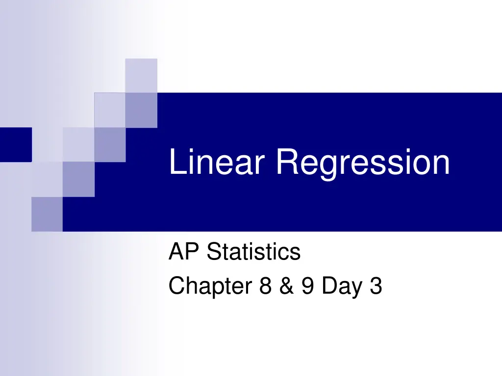 linear regression n.w