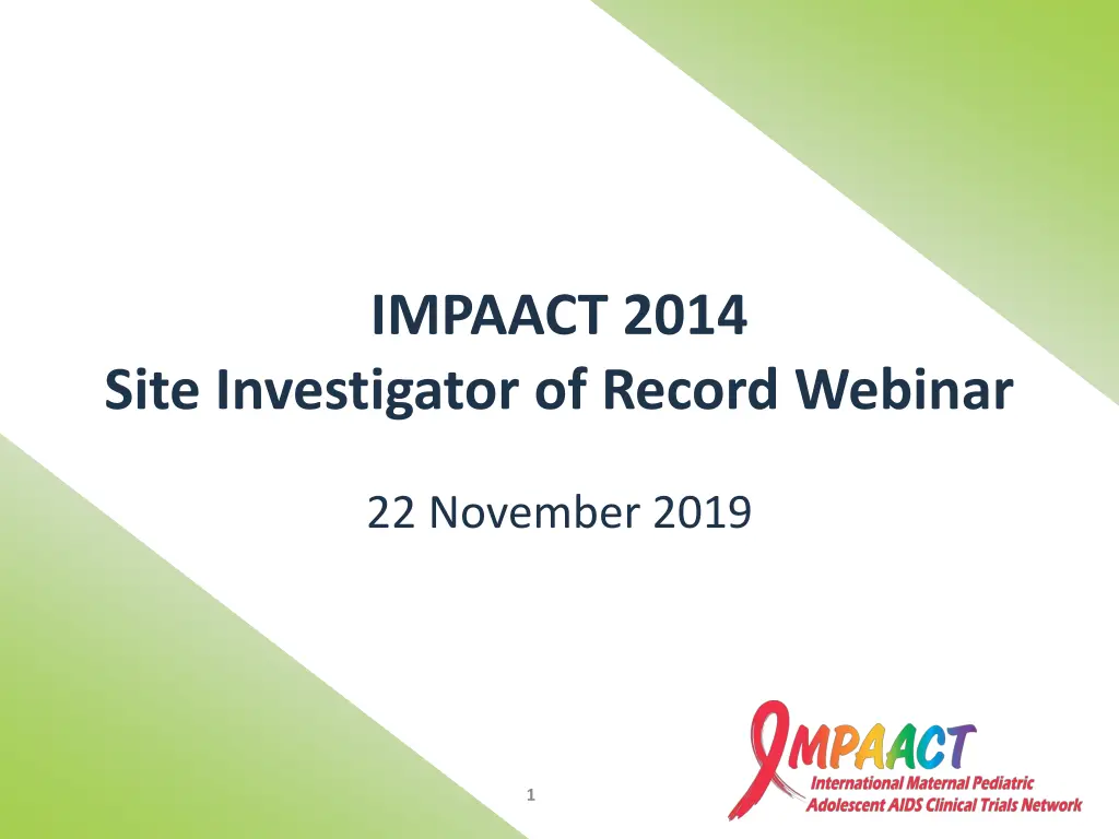 impaact 2014 n.w