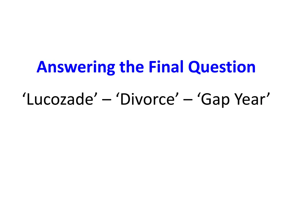 answering the final question n.w