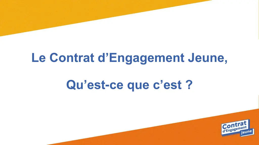 le contrat d engagement jeune n.w