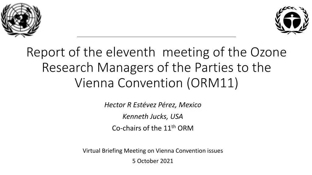 report of the eleventh meeting of the ozone n.w