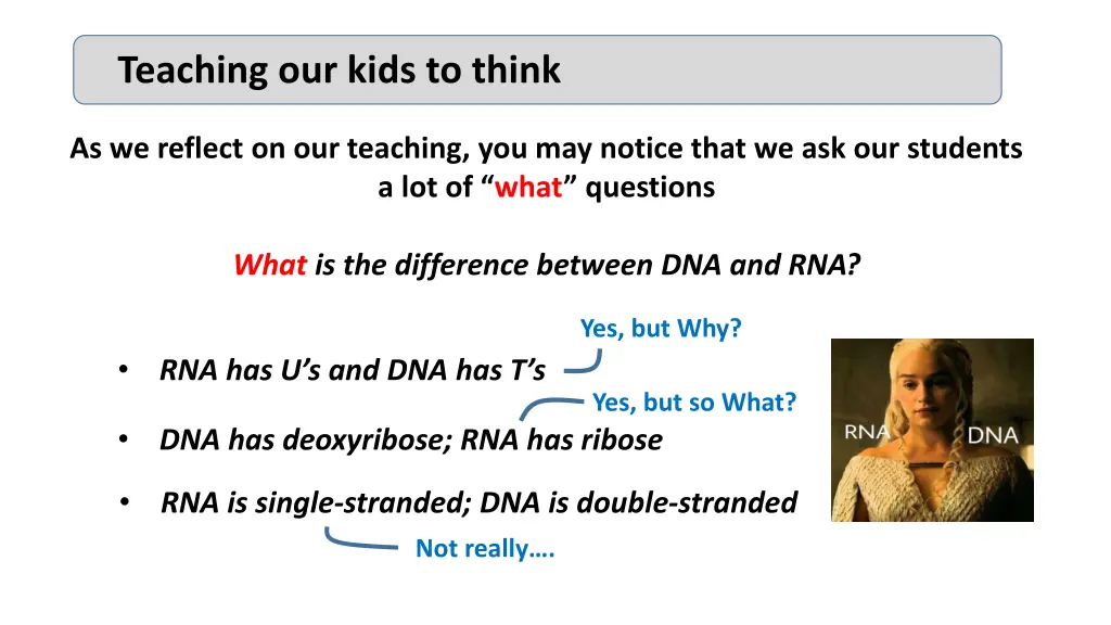 teaching our kids to think n.w
