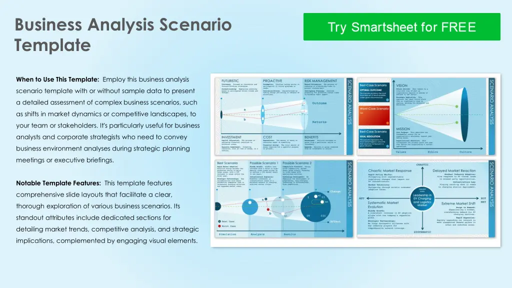 business analysis scenario template n.w