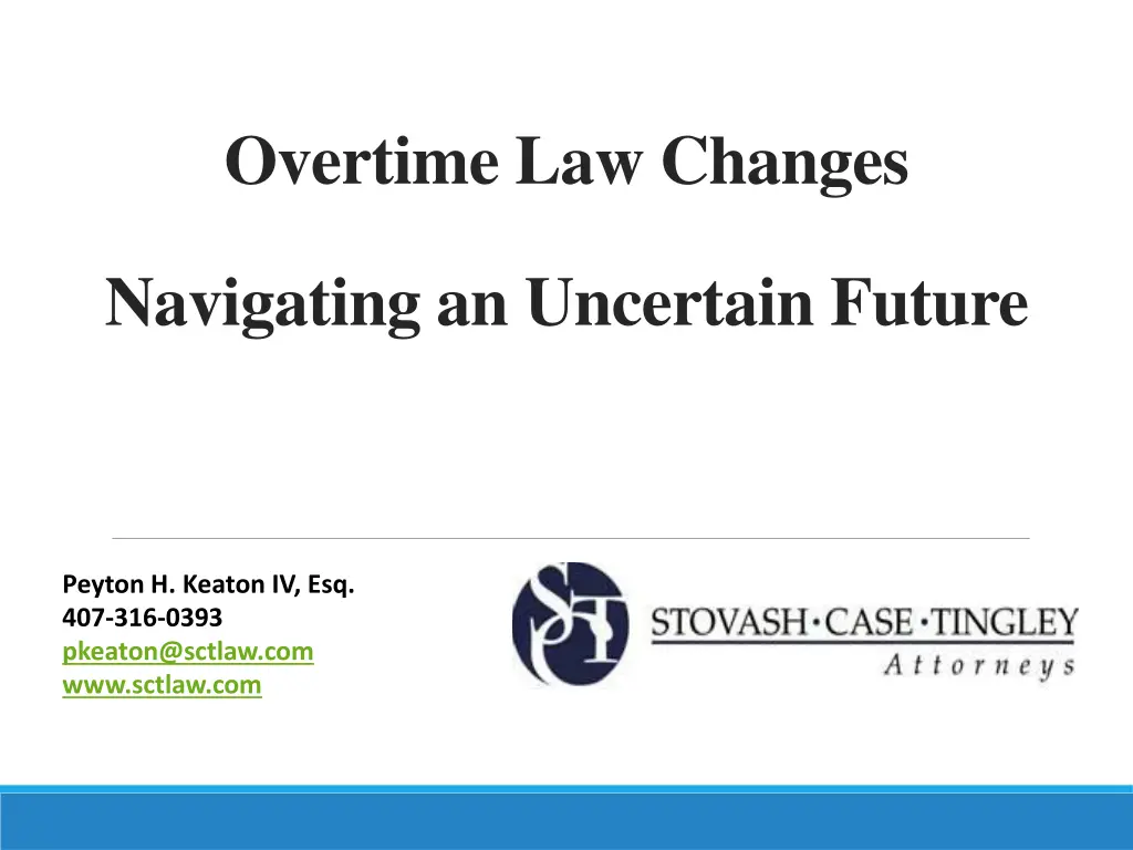 overtime law changes n.w