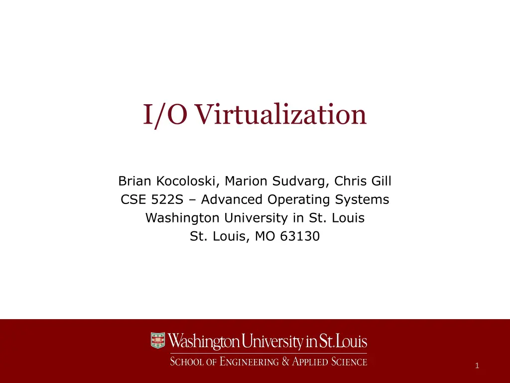 i o virtualization n.w