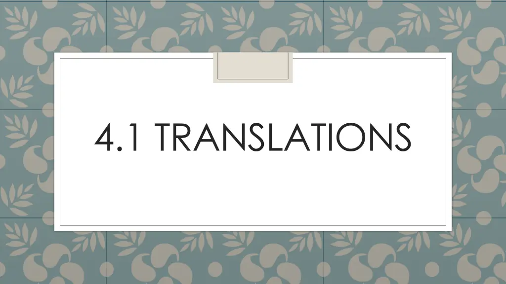 4 1 translations n.w