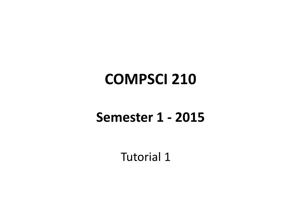 compsci 210 n.w