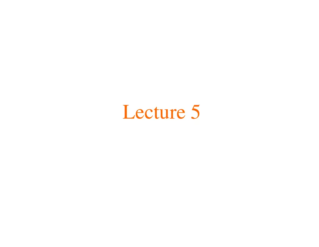 lecture 5 n.w