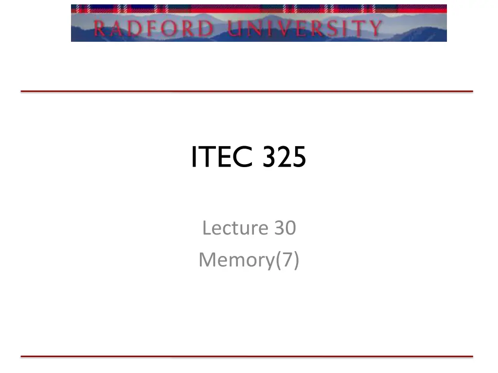 itec 325 n.w