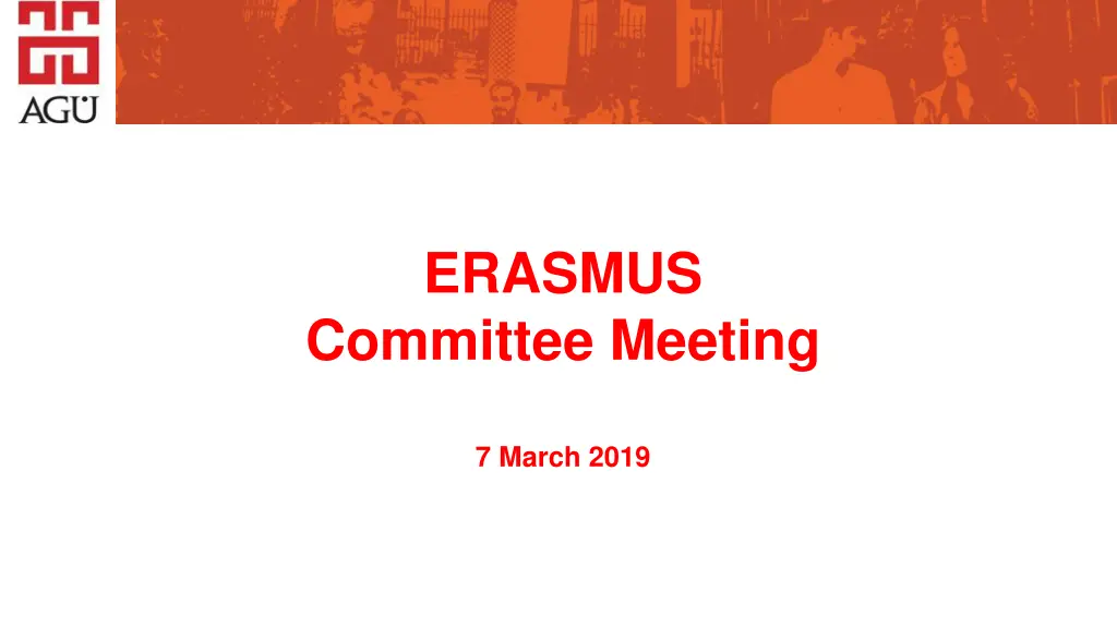 erasmus committee meeting n.w