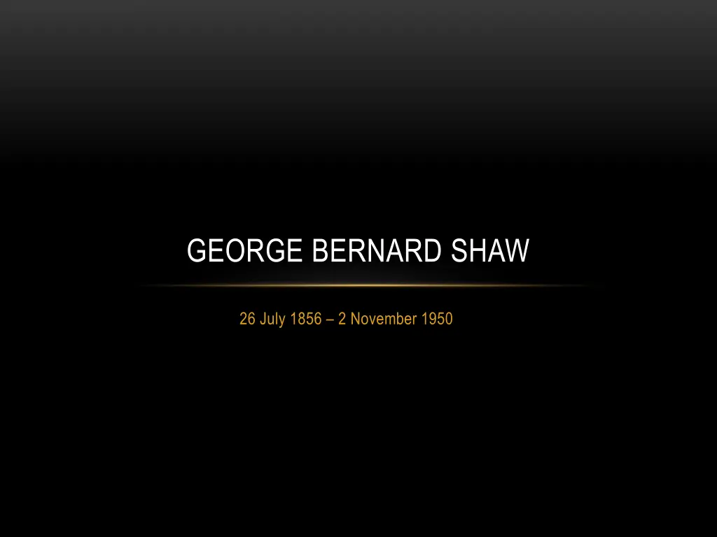 george bernard shaw n.w